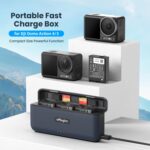 Para DJI Action 4/3 aMagisn caja de carga rápida cargador accesorios para cámaras deportivas - Imagen 2