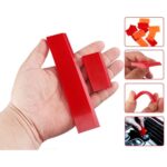 Rascador de goma suave con película de agua y vidrio para limpieza de coche, 4 Uds., Long Orange - Imagen 5