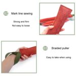 Juguetes tonificantes para mascotas con palo para morder para perros de entrenamiento de piel de vaca, 6.7 x 40cm - Imagen 6