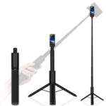 1,22 m para Insta360 One X cámara integrada retráctil trípode/palo Selfie Invisible panorámico, 1.22m For Insta360 One X - Imagen 2