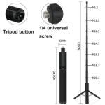 1,22 m para Insta360 One X cámara integrada retráctil trípode/palo Selfie Invisible panorámico, 1.22m For Insta360 One X - Imagen 4