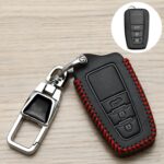 Para Toyota Car Key Cover llavero multifuncional placa de matrícula antipérdida, F