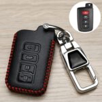 Para Toyota Car Key Cover llavero multifuncional placa de matrícula antipérdida, Q4