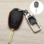 Para Toyota Car Key Cover llavero multifuncional placa de matrícula antipérdida, P4