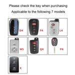 Para Toyota Car Key Cover llavero multifuncional placa de matrícula antipérdida, M5 - Imagen 3