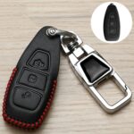 Para Ford Car Key Cover Llavero Placa de matrícula antipérdida, E