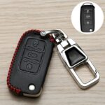 Para Volkswagen Key Cover Llavero multifuncional Placa de matrícula antipérdida, A