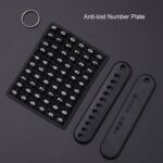 Para Volkswagen Key Cover Llavero multifuncional Placa de matrícula antipérdida, B - Imagen 6