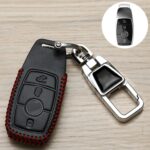 Para Mercedes-Benz cubierta de llave de coche llavero multifuncional placa de matrícula antipérdida, C