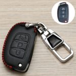 Para Hyundai Car Key Cover Llaveros multifuncionales Placas de números antipérdida, B