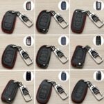 Para Hyundai Car Key Cover Llaveros multifuncionales Placas de números antipérdida, F - Imagen 2