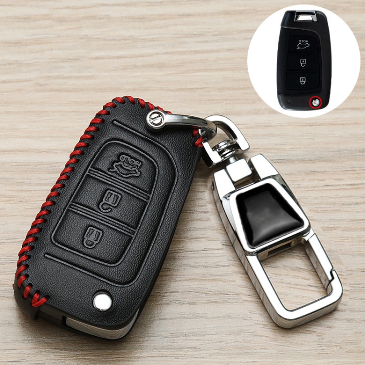 TBD0604765407.jpg Para Hyundai Car Key Cover Llaveros multifuncionales Placas de números antipérdida, G - Imagen 1