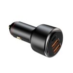 Mini cargador de carga rápida para vehículo, encendedor de cigarrillos de uno a tres, 300W