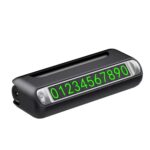 Martillo de seguridad para coche, dispositivo de Escape para coche, placa de número de estacionamiento temporal