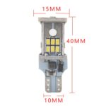 Luces LED de marcha atrás para automóviles, 2 uds., decodifican luces de freno de amplio voltaje por inducción - Imagen 3