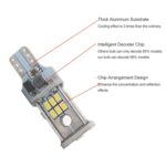 Luces LED de marcha atrás para automóviles, 2 uds., decodifican luces de freno de amplio voltaje por inducción - Imagen 4