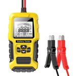 Analizador rápido de resistencia interna de batería de plomo-ácido automotriz FOXSUR 12V/24V, Yellow