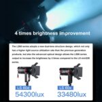 Aputure Enfoque Ajustable LED Fotografía Luz Interior Entrevista Vídeo Luz de Relleno en Vivo, LS 60x - Imagen 6