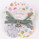 Collar para mascotas, joyería, collar ajustable con campana para gatos, Light Green