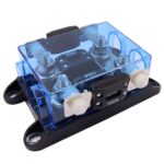 Portafusibles enchufable ANM para yates y automóviles, Two-way With 2 Spare Fuses
