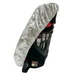 Cubierta universal a prueba de polvo para sombrilla de asiento de seguridad para bebé, 50x90cm