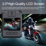 Videograbador de pantalla IPS de 2,0 pulgadas con mini videocámaras impermeables con clip trasero IP65, L9 2K WIFI Version - Imagen 3