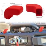 Para 07-23 Jeep Wrangler JK/JL/JT cubierta de gancho de remolque de parachoques delantero - Imagen 3