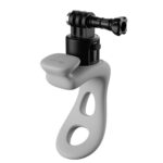 TELESIN TLQ-005 Soporte elástico de liberación rápida Accesorios de correa de silicona fija multifuncional, Quick Release Grey