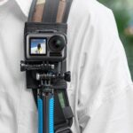 Accesorio de conversión de liberación rápida para mochila con hebilla en forma de J y doble cabezal para cámara deportiva TELESIN GP-MTB-T02-BK - Imagen 2