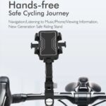 Soporte para teléfono de navegación para ciclismo al aire libre para bicicleta y motocicleta, Handlebage Bracket - Imagen 5