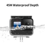 TELESIN GP-WTP-901 Carcasa de buceo de 45 m, para GoPro HERO12 Black / HERO11 Black / HERO10 Black / HERO9 Black, Single Shell - Imagen 3