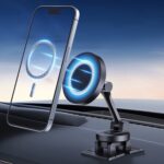 Soporte magnético para teléfono de coche con rotación de 360 ​​grados y consola central de aleación de zinc para navegación automotriz, Magnetic Holder - Imagen 2