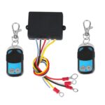Controlador de interruptor inalámbrico de relé de cabrestante eléctrico de coche, 2 Remote Control