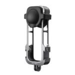 Para Insta360 X4 PGYTECH P-55A-010 jaula de conejo de Metal bisel protector expandible de aluminio con estuche para gafas