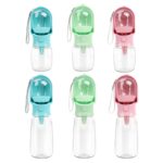 2 en 1 comedero para mascotas, botella de agua potable para perros, taza de agua portátil para pasear al aire libre, 500ml+180ml - Imagen 4