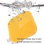 Ventosa de silicona para lamer almohadilla para perro, cuenco de alimentación lenta antiasfixia, Small (Yellow) - Imagen 6