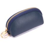Mini bolso para llaves de coche, monedero de cuero suave de gran capacidad