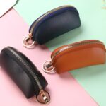Mini bolso para llaves de coche, monedero de cuero suave de gran capacidad - Imagen 2
