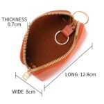 Mini bolso para llaves de coche, monedero de cuero suave de gran capacidad - Imagen 3