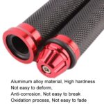 1 par de cubiertas de goma para manillar de motocicleta universales de 22 mm, engrasador, empuñaduras de manillar modificadas CNC - Imagen 4