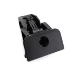 Manija de la tapa de la guantera OE 6Q0857131D para Volkswagen Polo 2002-2009, Black With Hole