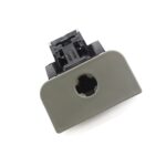 Manija de la tapa de la guantera OE 6Q0857131D para Volkswagen Polo 2002-2009, Gray With Holes