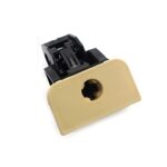 Manija de la tapa de la guantera OE 6Q0857131D para Volkswagen Polo 2002-2009, Beige With Hole