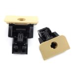Manija de la tapa de la guantera OE 6Q0857131D para Volkswagen Polo 2002-2009, Beige With Hole - Imagen 2