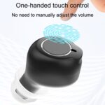 1 par de audífonos semiintraor recargables amplificador de sonido para personas mayores, Semi-In-Ear - Imagen 4