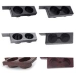 Para BMW 5 Series E39/528i/530i/M5 Portavasos de Control Central de coche con volante a la izquierda, Black With groove - Imagen 2