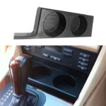Para BMW 5 Series E39/528i/530i/M5 Portavasos de Control Central de coche con volante a la izquierda, Black With groove - Imagen 5