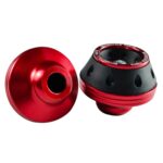 1 par de accesorios de modificación CNC para motocicleta, horquilla de aleación de aluminio a prueba de caídas