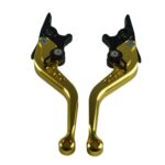 Palanca de freno de bicicleta eléctrica ajustable, capó de manillar de freno de disco doble de seis velocidades CNC, 1 par, Brake Lever(Silver) - Imagen 3