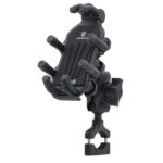 Soporte para teléfono móvil amortiguador de aleación de aluminio para motocicleta al aire libre, CS-1990A1